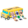 Achievement Sticker School Bus Dispenser