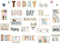 Everyone Is Welcome: Today Is a Good Day Mini Bulletin Board Set