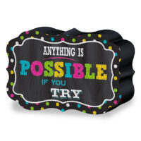 Anything Is Possible-Themed Magnetic Whiteboard Eraser