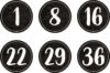 Spot On Modern Farmhouse Floor Markers (1–36)