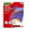 Scotch® Thermal Laminator Letter-Size Pouches
