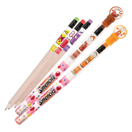 Smencils Scented Pencils Strawberry Recycled Newspapers Gourmet