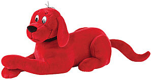 red dog stuffed animal