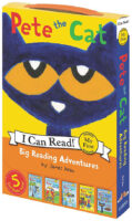 Pete the Cat: Big Reading Adventures: 5 Far-Out Books in 1 Box!