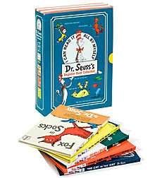 Dr. Seuss's Beginner Book Boxed Set Collection: The Cat in the Hat; One  Fish Two Fish Red Fish Blue Fish; Green Eggs and Ham; Hop on Pop; Fox in  Socks: Dr. Seuss