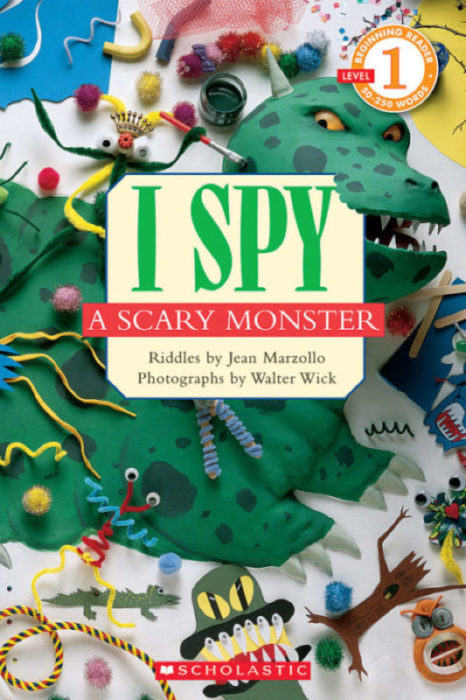 Scholastic Reader Level 1: I SPY a Scary Monster by Jean Marzollo