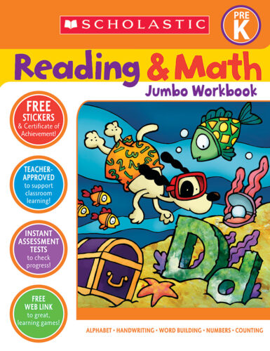 Reading and Math Jumbo Workbook Grade Pre-K by Virginia Dooley