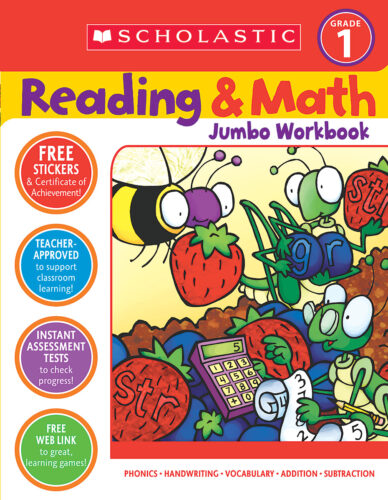 Reading and Math Jumbo Workbook Grade 1 by Virginia Dooley