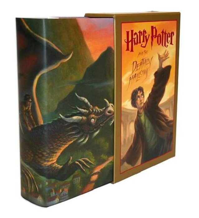 Harry Potter And The Deathly Hallows Deluxe Edition By J K Rowling Hardcover Book The Parent Store