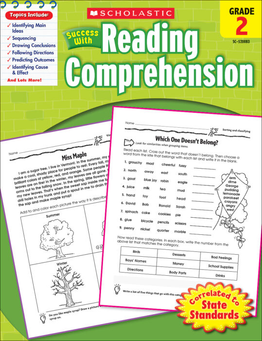 Scholastic Success With Reading Comprehension Grade 2 By