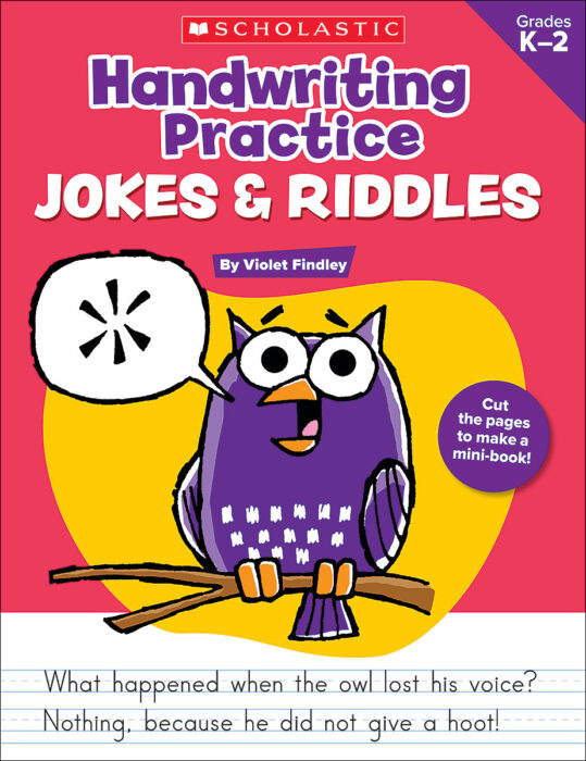 Handwriting Practice Jokes Riddles By Violet Findley