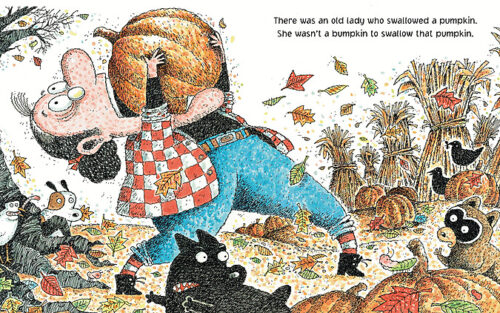 There Was an Old Lady Who Swallowed Some Leaves! by Lucille