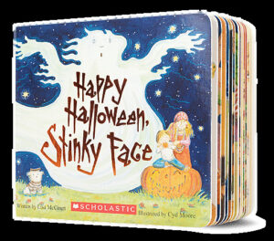 Happy Halloween, Stinky Face (Board Book) by Lisa McCourt | The