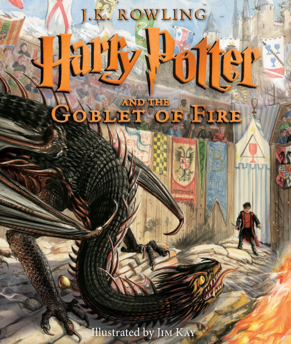 Harry Potter And The Goblet Of Fire Illustrated Edition Book 4 By J K Rowling Hardcover Book The Parent Store