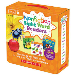 Nonfiction Sight Word Readers Parent Pack Level D by Liza