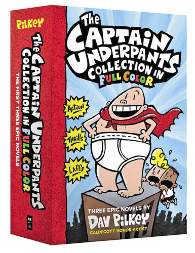Captain Underpants Color Collection #1-3 by Dav Pilkey | The