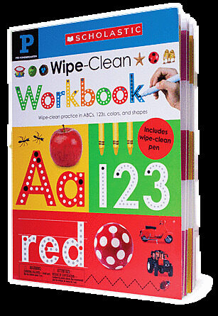 Early Learning Educational Wipe Clean Writing Work Books,Children/Kids x3 Books 