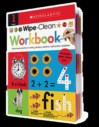 Scholastic Early Learners: Wipe-Clean Workbook: Grade 1 by