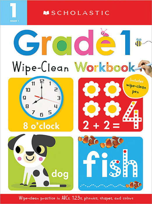 Scholastic Early Learners: Wipe-Clean Workbook: Grade 1 by Scholastic