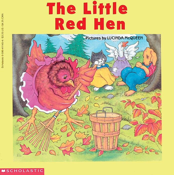 kollision forstyrrelse maler The Little Red Hen by Lucinda McQueen, Scholastic