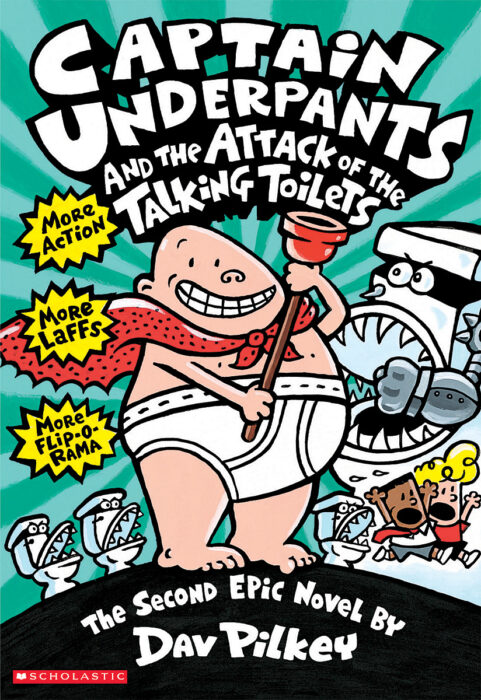 Captain Underpants Book 2 by Dav Pilkey (Farsi) - ShopiPersia