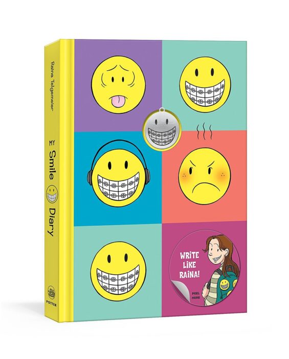 My Smile Diary An Illustrated Journal With Prompts By Raina Telgemeier Activity Book The Parent Store