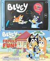 Bluey: Family Fun! with Write-On Rainbow LCD Screen