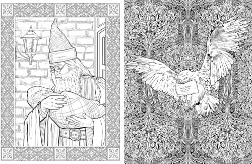 harry potter coloring pages houses