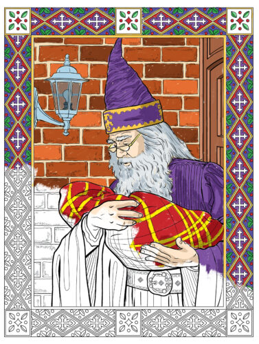 Scholastic, Office, Harry Potter Coloring Book