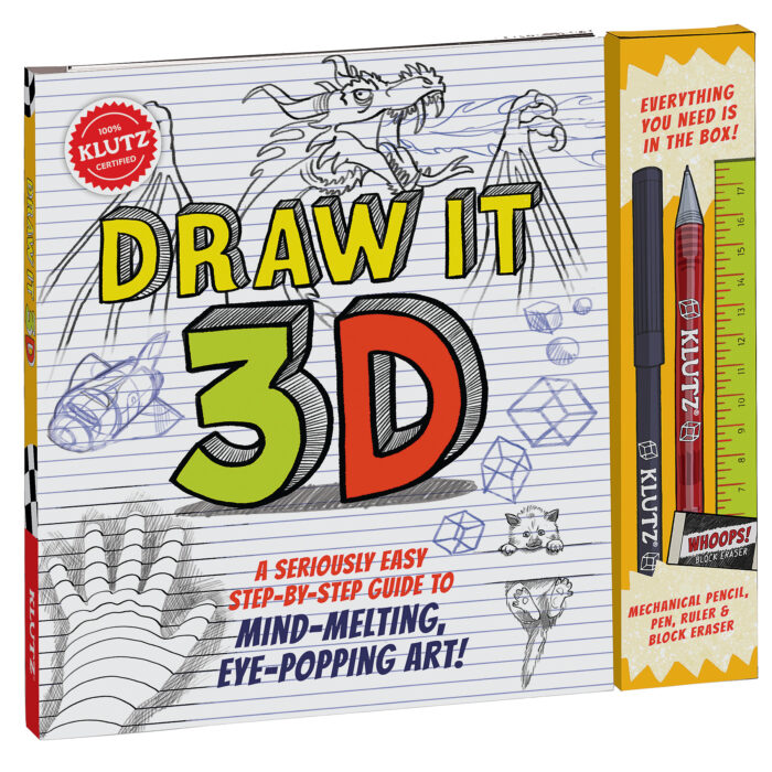 Klutz Draw It 3d By Editors Of Klutz Art And Craft Kit The