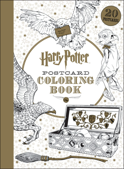 Harry Potter Postcard Coloring Book By Null Scholastic Activity