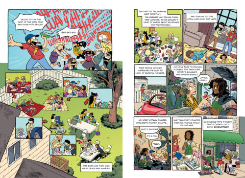 Kristy's big day graphic cheap novel