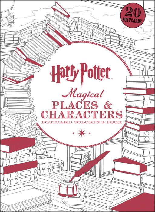 Download Harry Potter Magical Places Characters Postcard Coloring Book By Scholastic Activity Book The Parent Store
