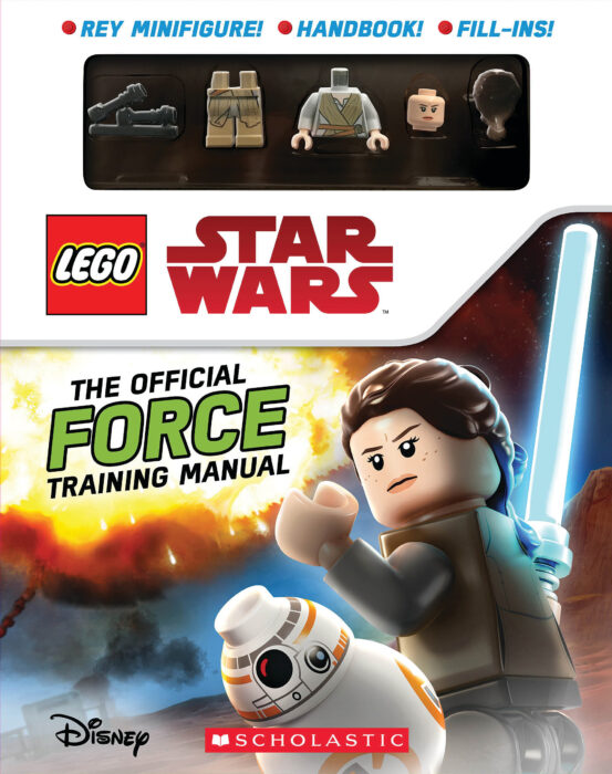 lego star wars book with minifigure