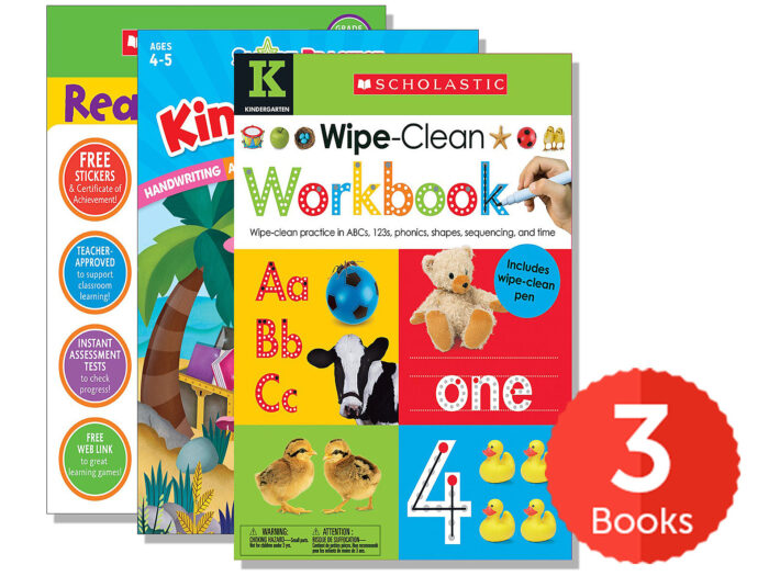 Kindergarten Workbook Bundle Pack Of 3 By Skills Book Set