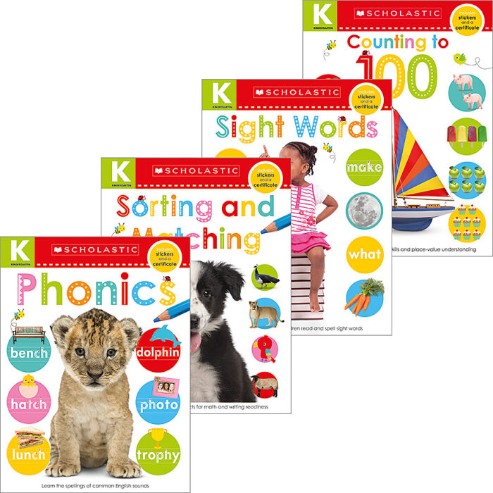 Scholastic Early Learners Kindergarten Skills Workbook Pack/4 by