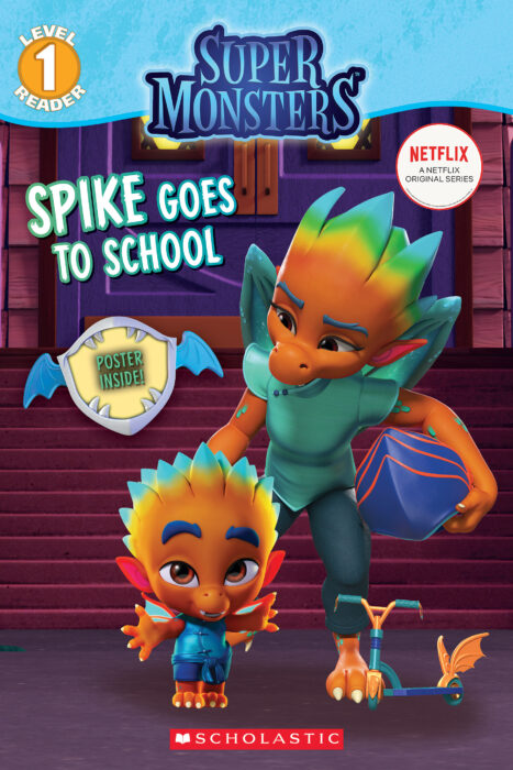 Super Monsters Reader Level 1 Spike Goes To School By Shannon Penney Paperback Book The Parent Store