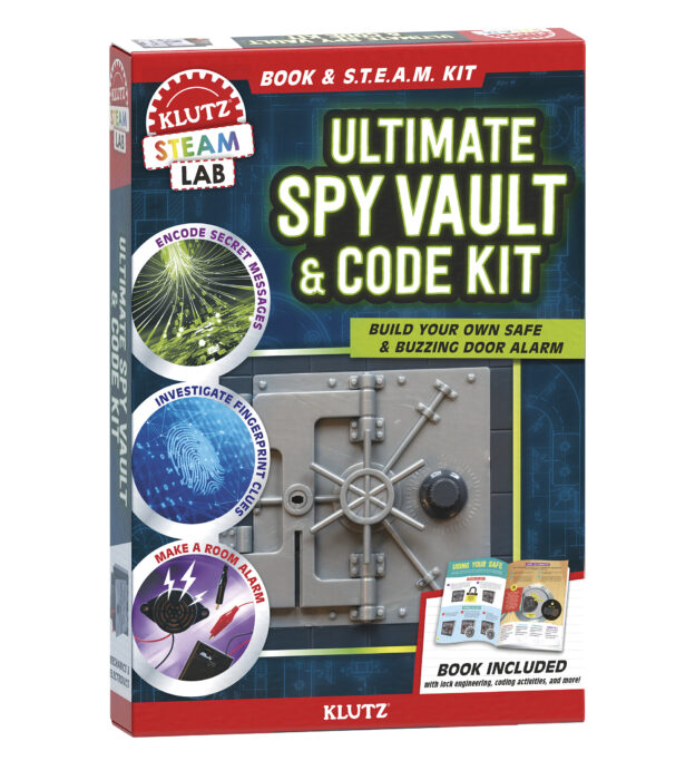 Klutz Maker Lab Ultimate Spy Vault Code Kit By Editors Of Klutz Art And Craft Kit The Parent Store