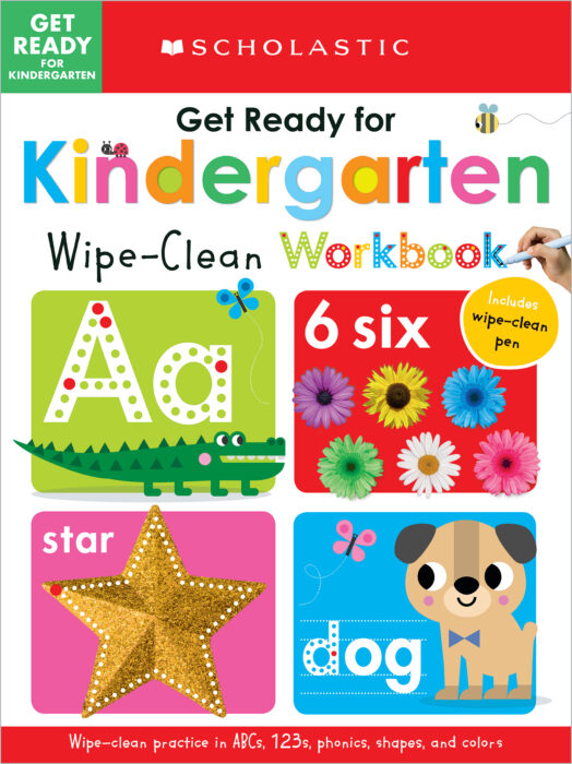 Scholastic Early Learners Get Ready For Kindergarten Wipe Clean Workbook By Scholastic Paperback Book The Parent Store