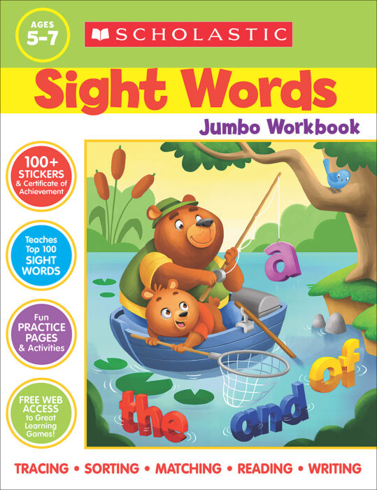 Scholastic Sight Words Jumbo Workbook by Scholastic - Activity Book