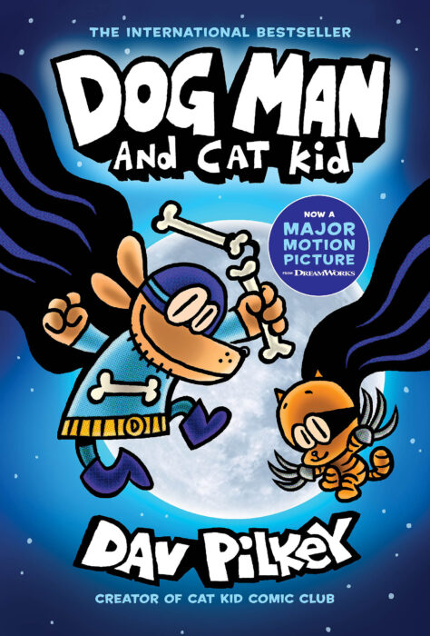 Dog Man #4: Dog Man and Cat Kid by Dav Pilkey The Scholastic