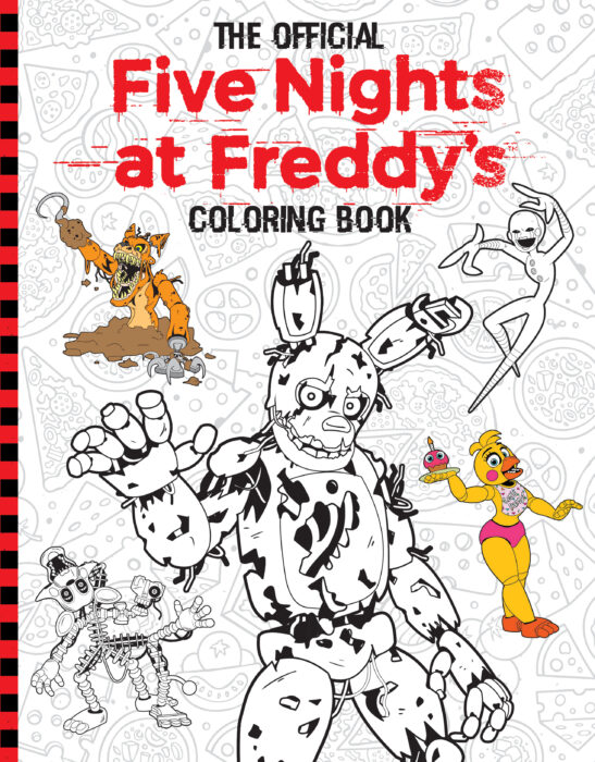Official Five Nights At Freddy's Coloring Book - By Scott Cawthon  (paperback) : Target