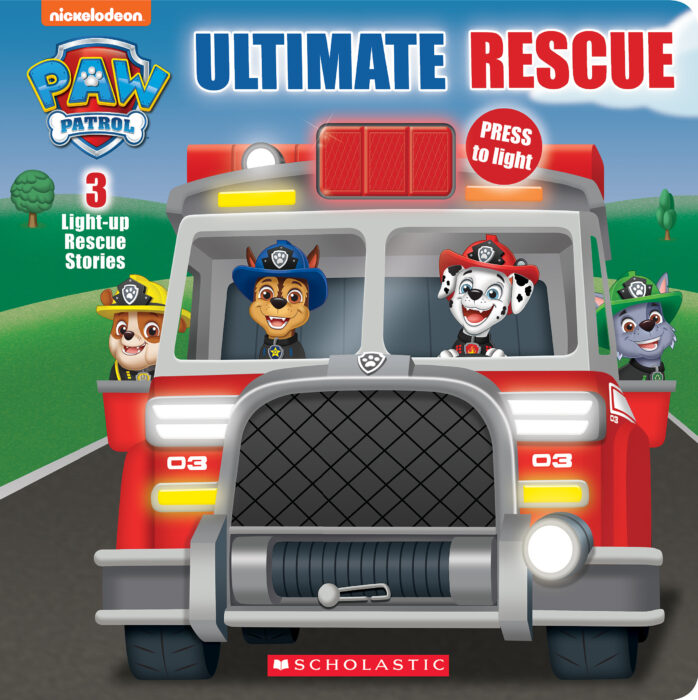 Paw Patrol Ultimate Rescue Light Up Board Book by Scholastic The Scholastic Parent Store