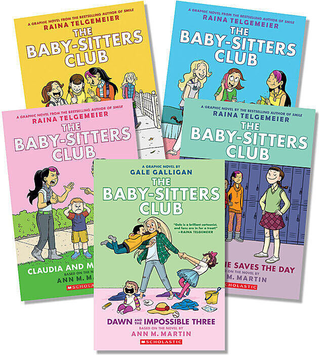 The Baby Sitters Club Graphix 1 8 Collection By Ann M Martin Paperback Book Collection The Parent Store