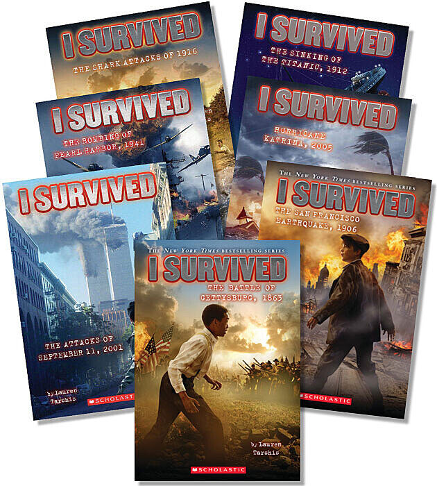 I Survived Collection #1-20 (Pack of 20) by Lauren Tarshis - Paperback Book Collection - The