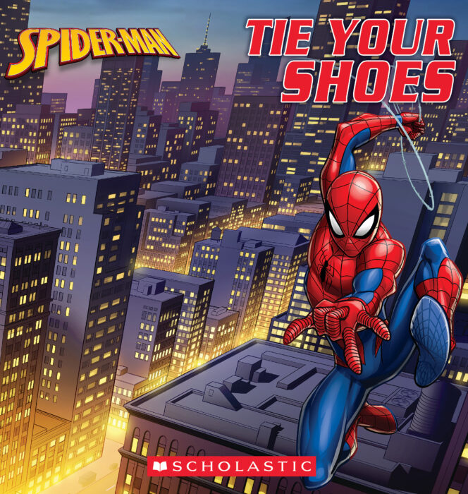 Spiderman on a hangtag. Get yours today! #spiderman #shoelace