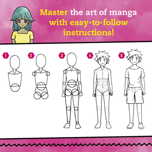 MADE BY ME MANGA ARTIST SET, HOW TO DRAW ANIME - The Toy Insider