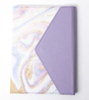 Journal: Foldover Purple Marble