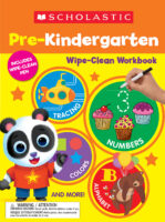 Pre-K Wipe-Clean Workbook