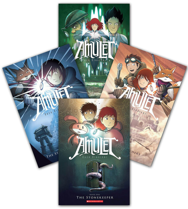 Amulet #1-8 Collection by Kazu Kibuishi | The Scholastic Parent Store